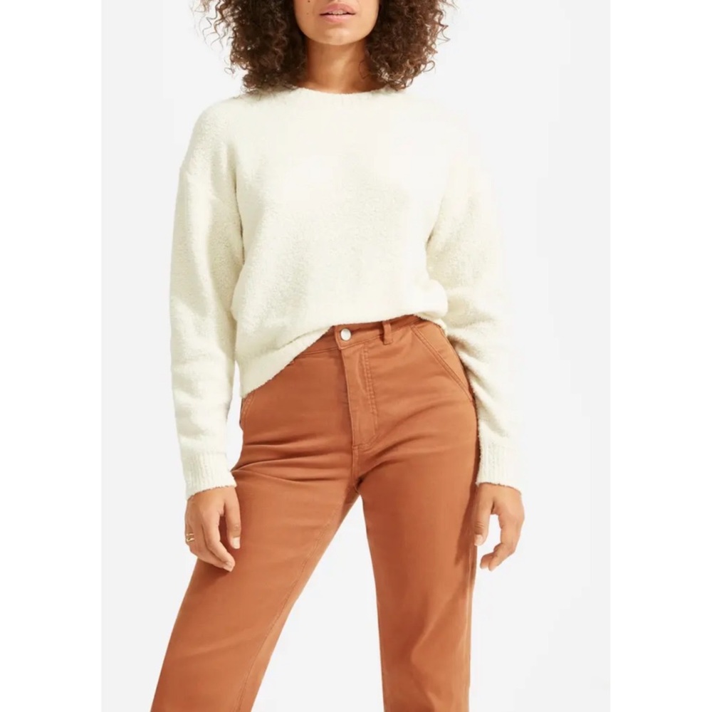 Everlane Teddy Wool Blend Crew Neck Sweater